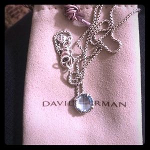 David Yurman necklace blue topaz
